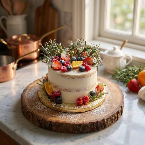 Signature handcrafted floral cake by Monisha Prakash - Mo Made Patisserie Bangalore